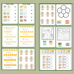 Vårmatte. Subtraktion 1-10 - bild 2