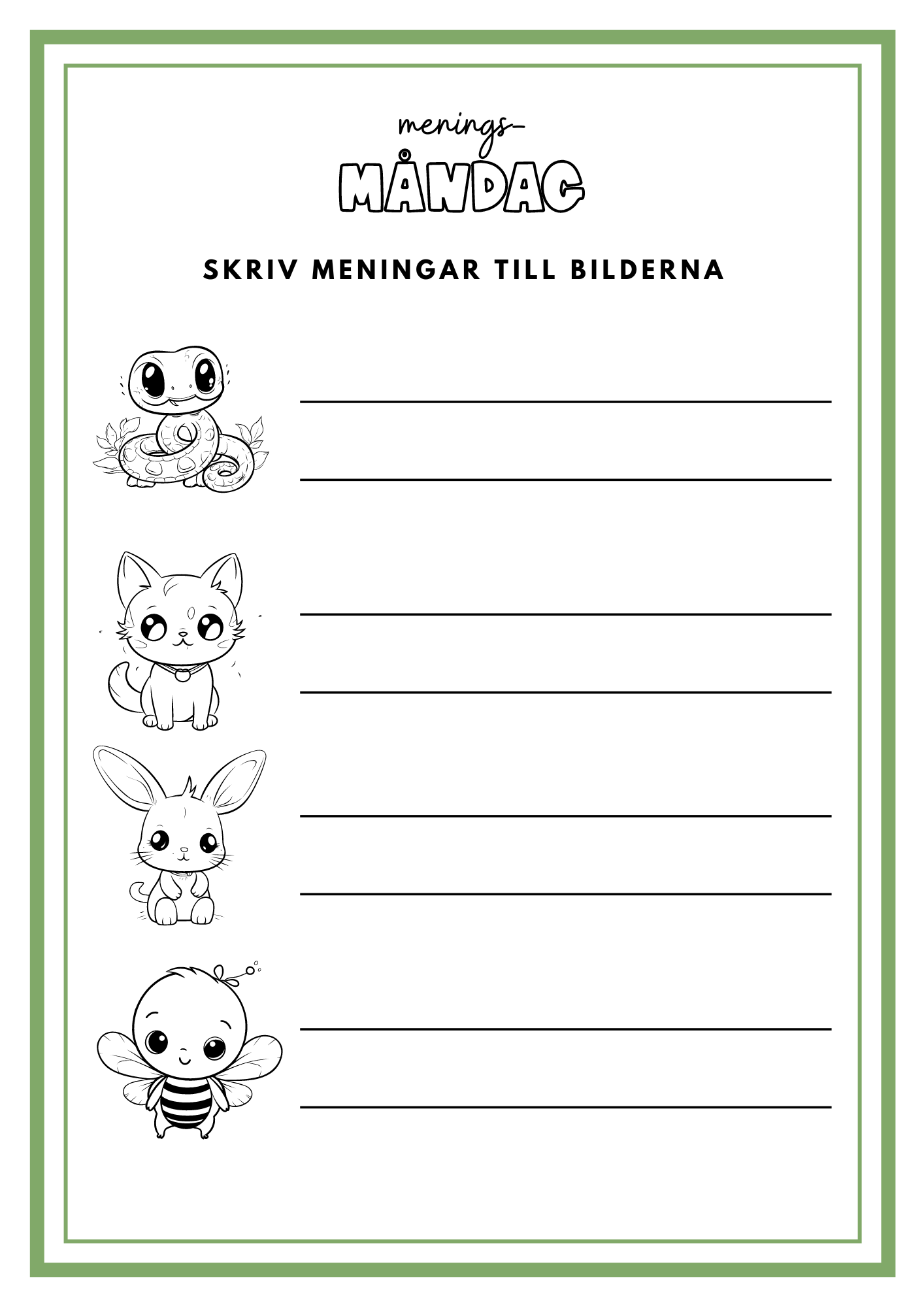 Morgonuppgifter april-24