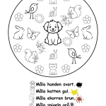 Djurmandala - bild 1