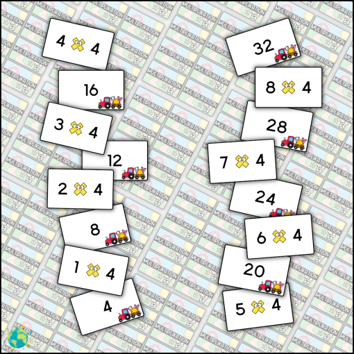 Bondgården - Multiplikationskort