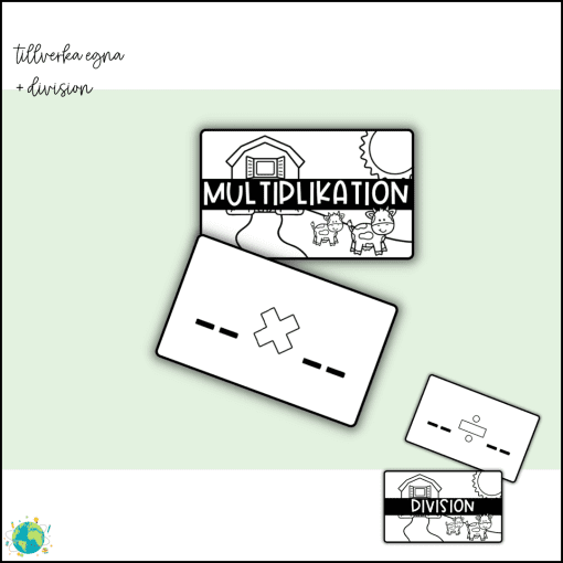 Bondgården - Multiplikationskort