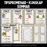 Tipspromenad – 10 st frågor – sommar – 2 - bild 1