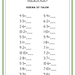 Morgonuppgifter maj (åk 2-3) - bild 4