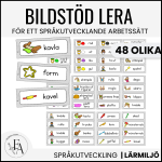 Paket: Leklera (bokstäver, siffror, former & bildstöd) - bild 5