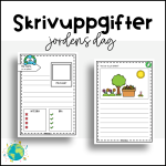 Jordens dag – Skrivuppgifter - bild 1