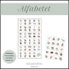 Alfabet - bildkort