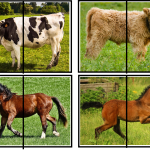 Bondgårdspussel 2 delar - bild 2