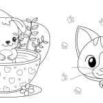 Målarbok – katter - bild 6