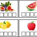 Frukt och bär stavningskort - bild 2