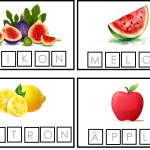 Frukt och bär stavningskort - bild 3