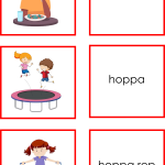 Verbkort – bildkort och textkort - bild 4