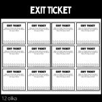 Exit tickets – 12 stycken olika – 1 – Stora paketet - bild 5