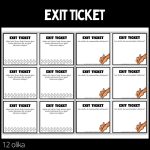 Exit tickets – 12 stycken olika – 1 – Stora paketet - bild 6