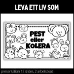 Pest eller kolera – leva ett liv som… – presentation och arbetsblad - bild 1
