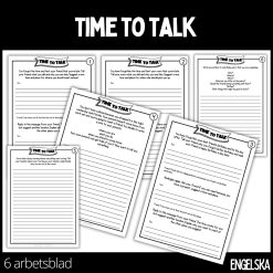 Time to talk - 6 arbetsblad