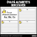Välskrivning – alfabetet, a-ö – stora paketet - bild 1
