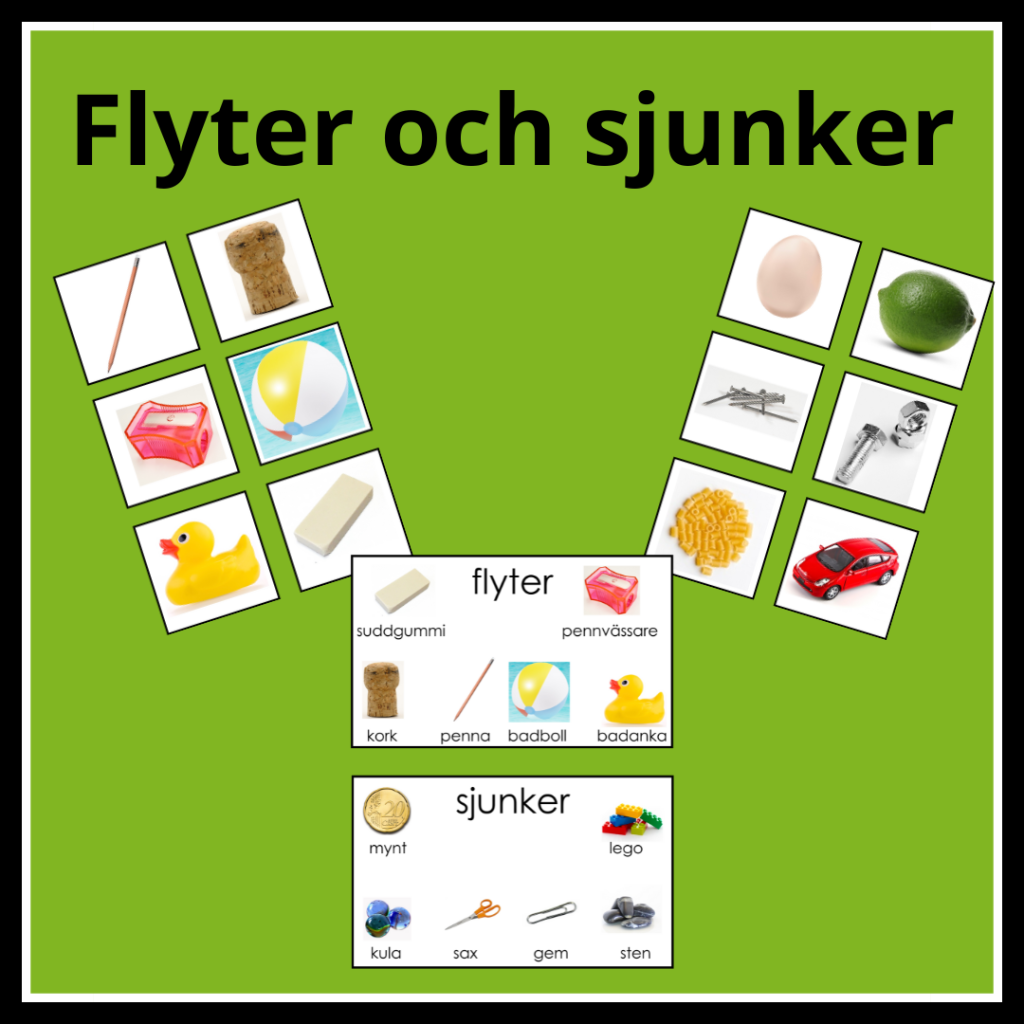 Vad flyter och vad sjunker?