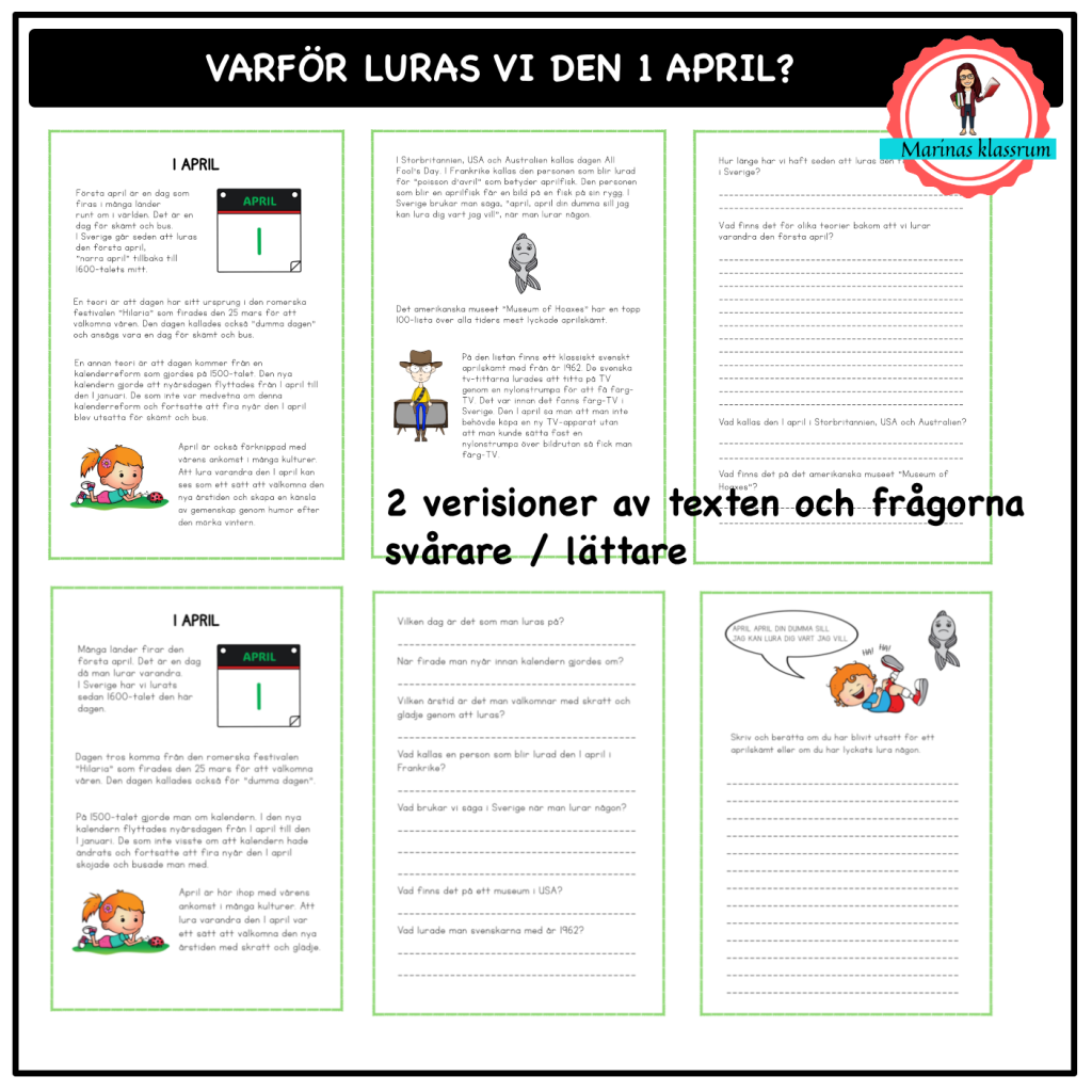 Varför luras vi den 1 april?