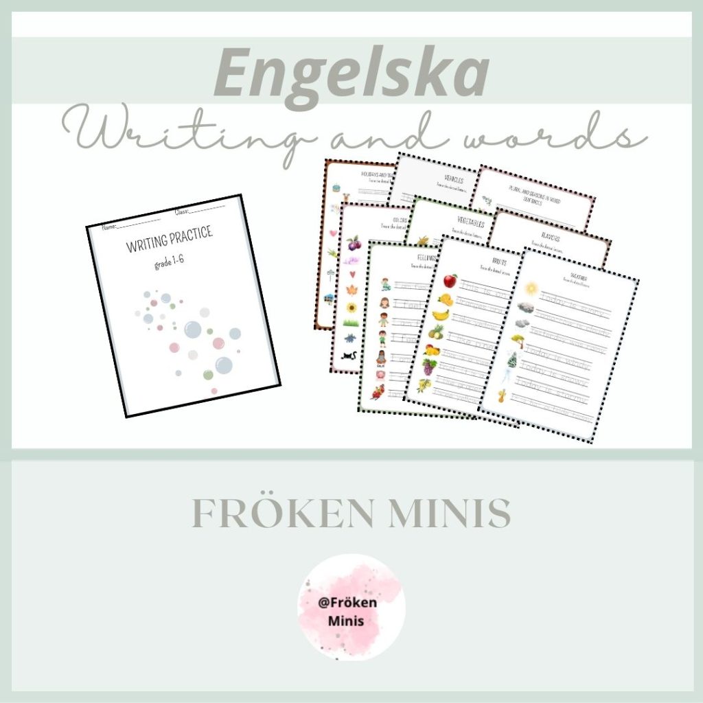 Engelska välskrivning åk 1-6