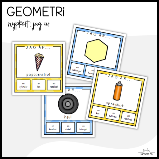 Geometri - Nypkort - Jag är...