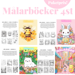 MÅLARBÖCKER (4ST) - bild 1