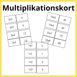 Multiplikationskort - bild 1