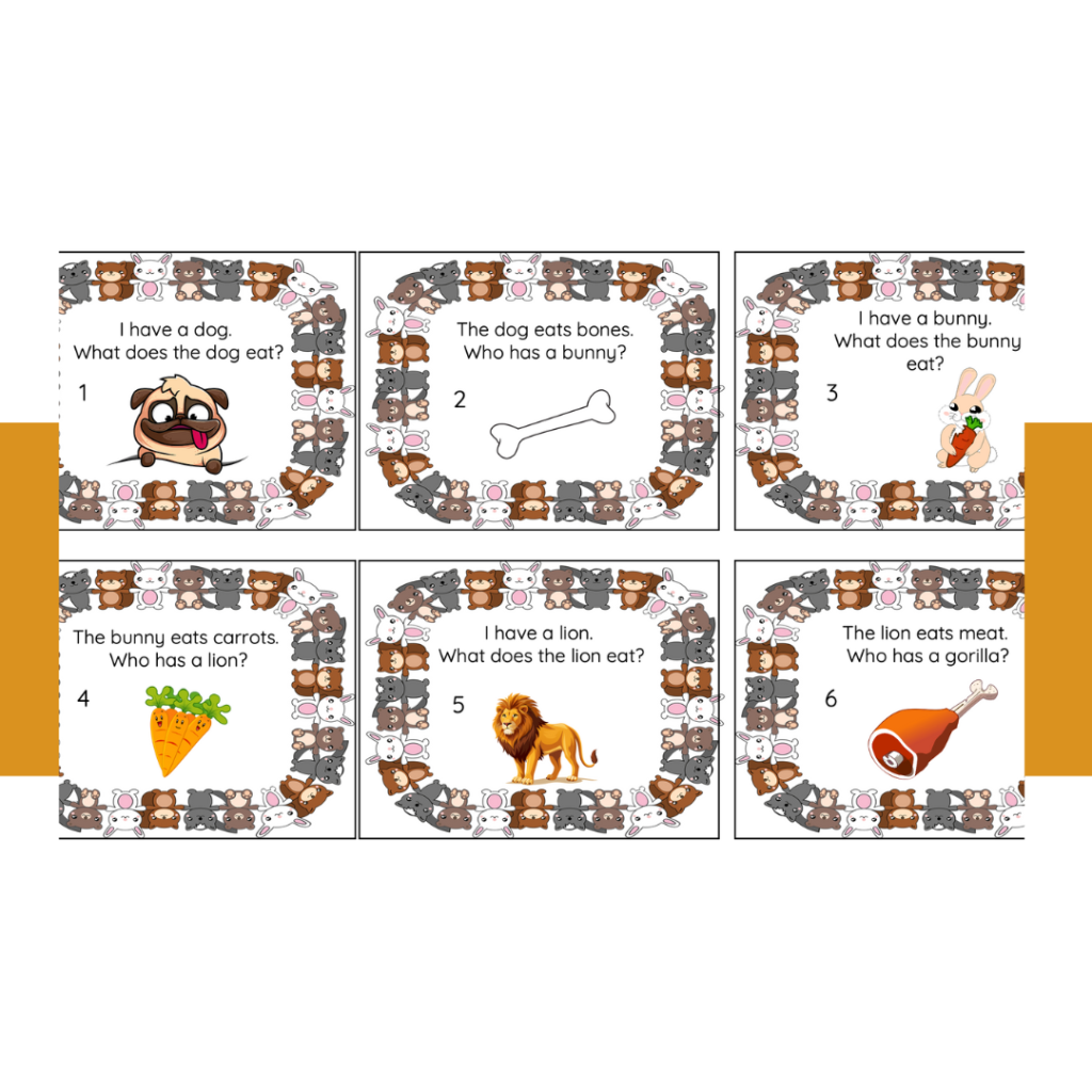 I have – which animals eat what?