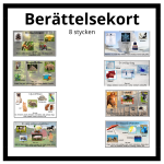 Berättelsekort blandat 8 st - bild 1