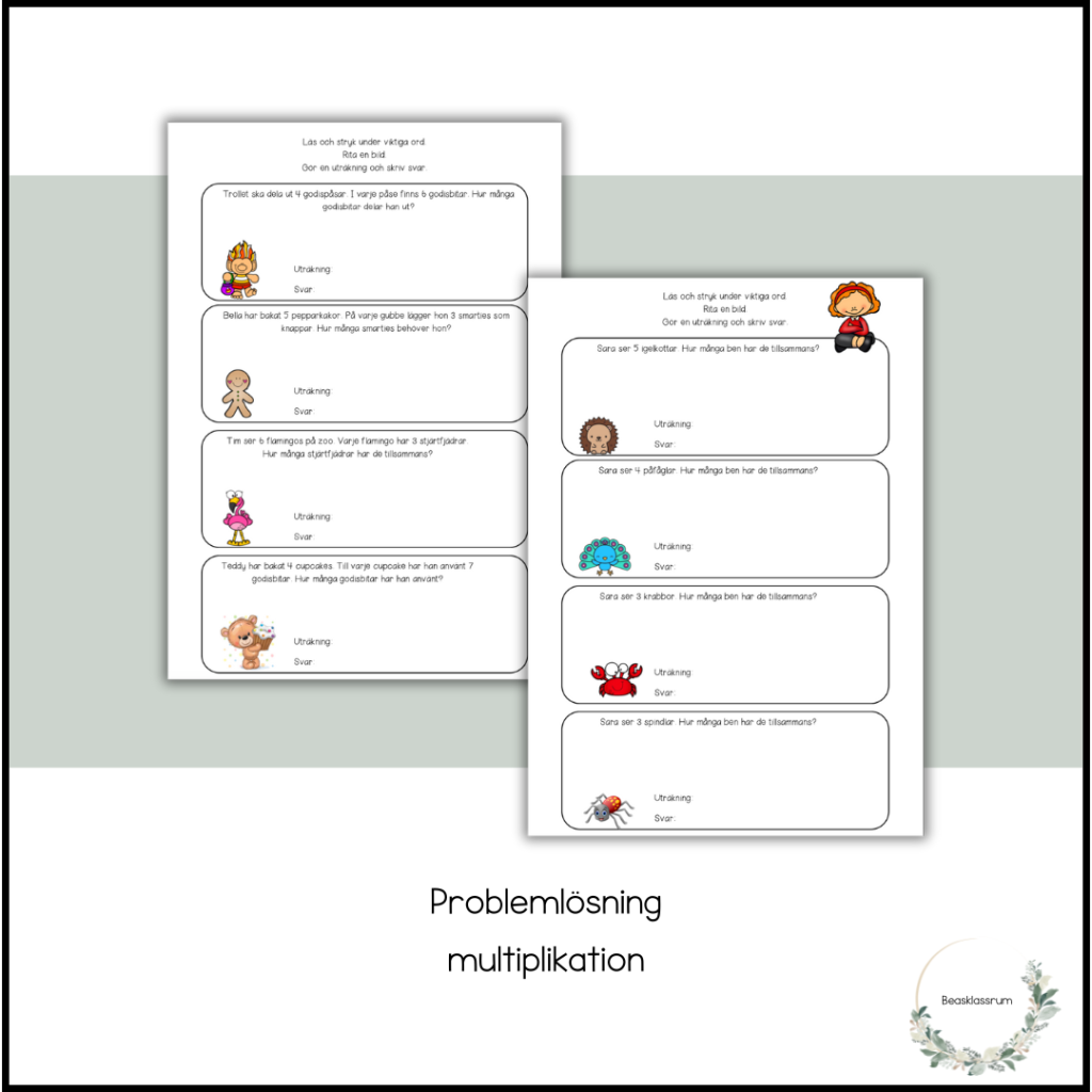 Problemlösning – multiplikation