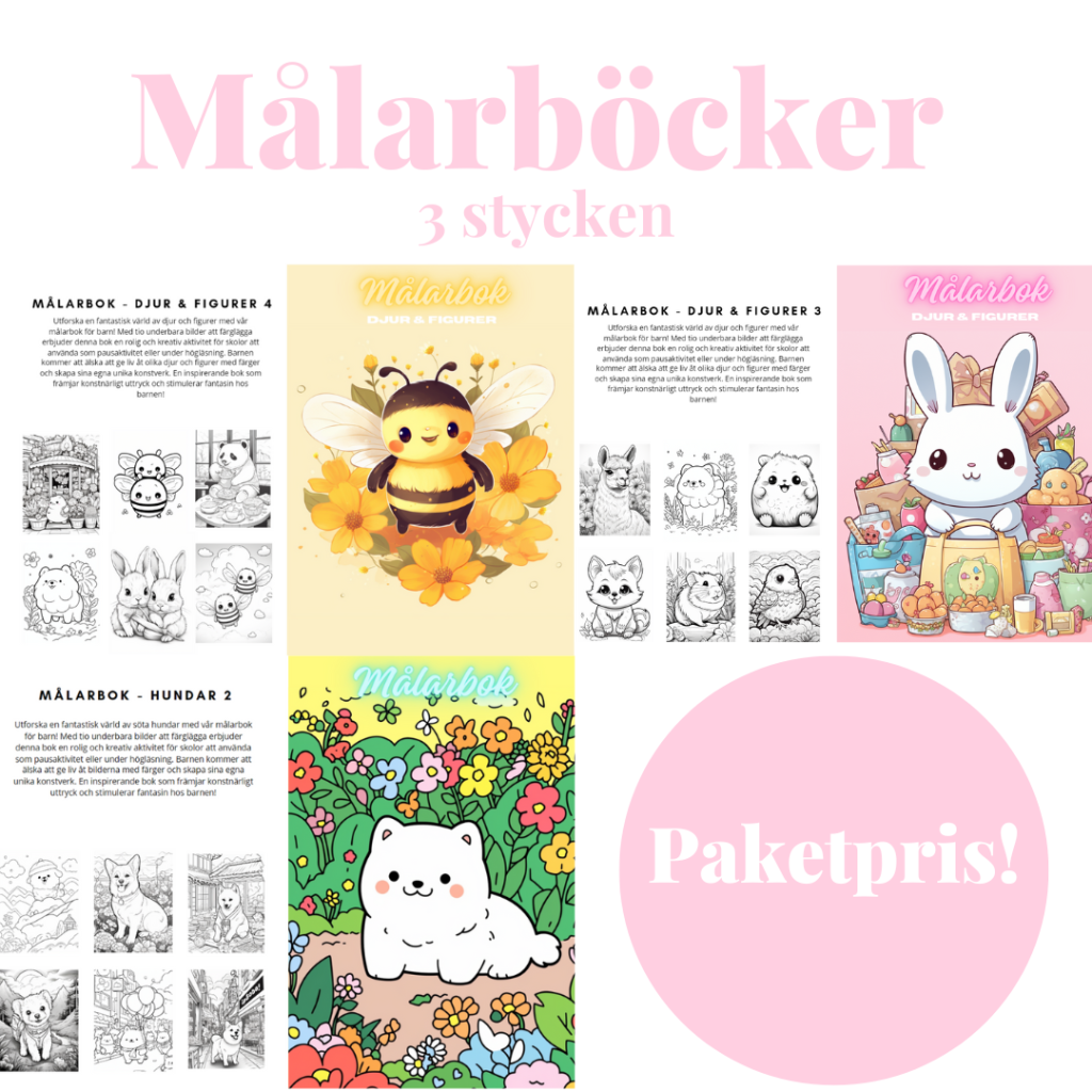 MÅLARBÖCKER (3ST)