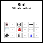 Rim – bildkort och textkort - bild 1