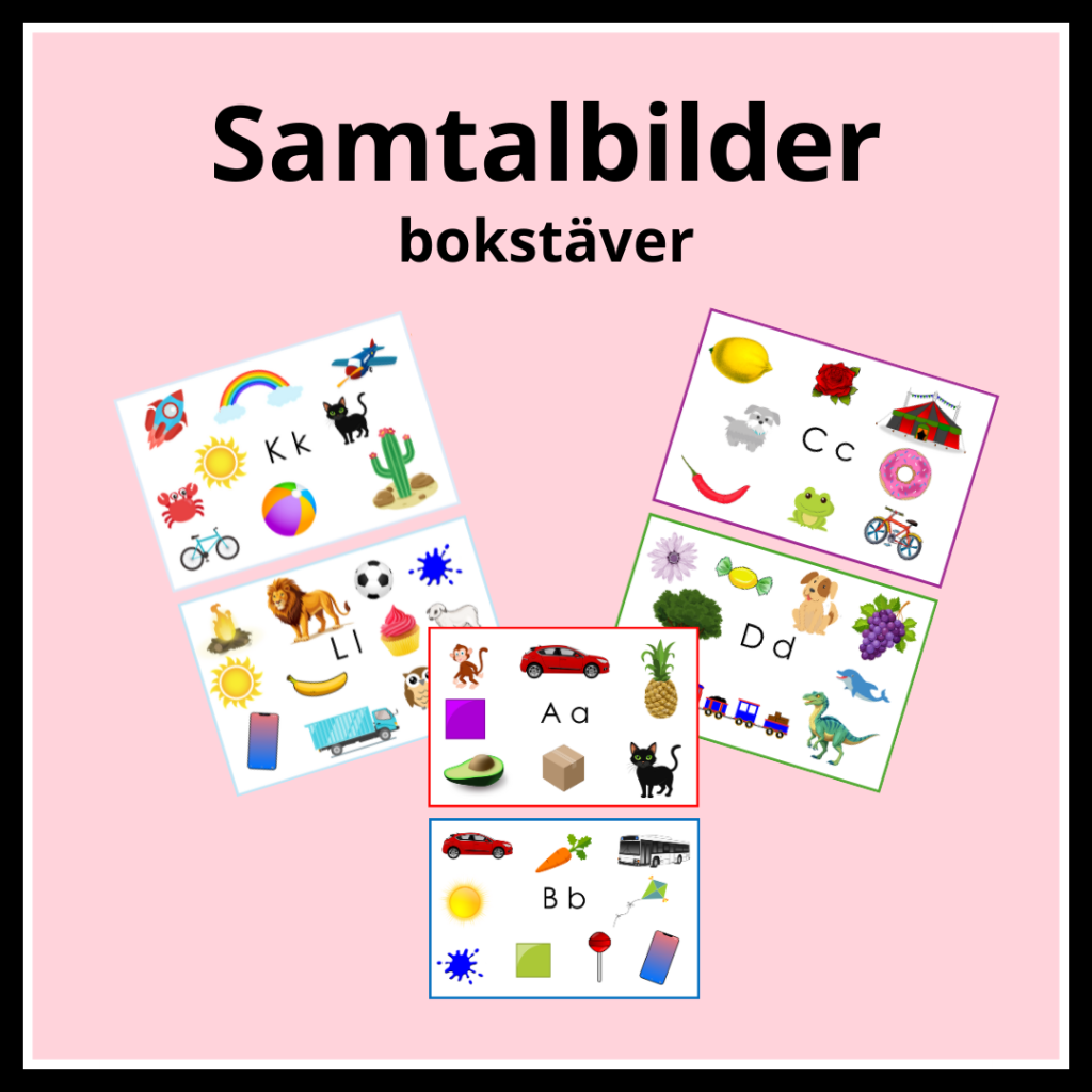 Samtalsbilder bokstäver