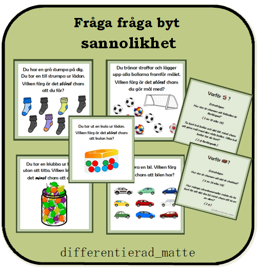Fråga fråga byt - Sannolikhet