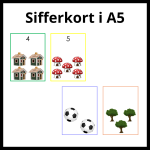 Sifferkort i A5 - bild 1