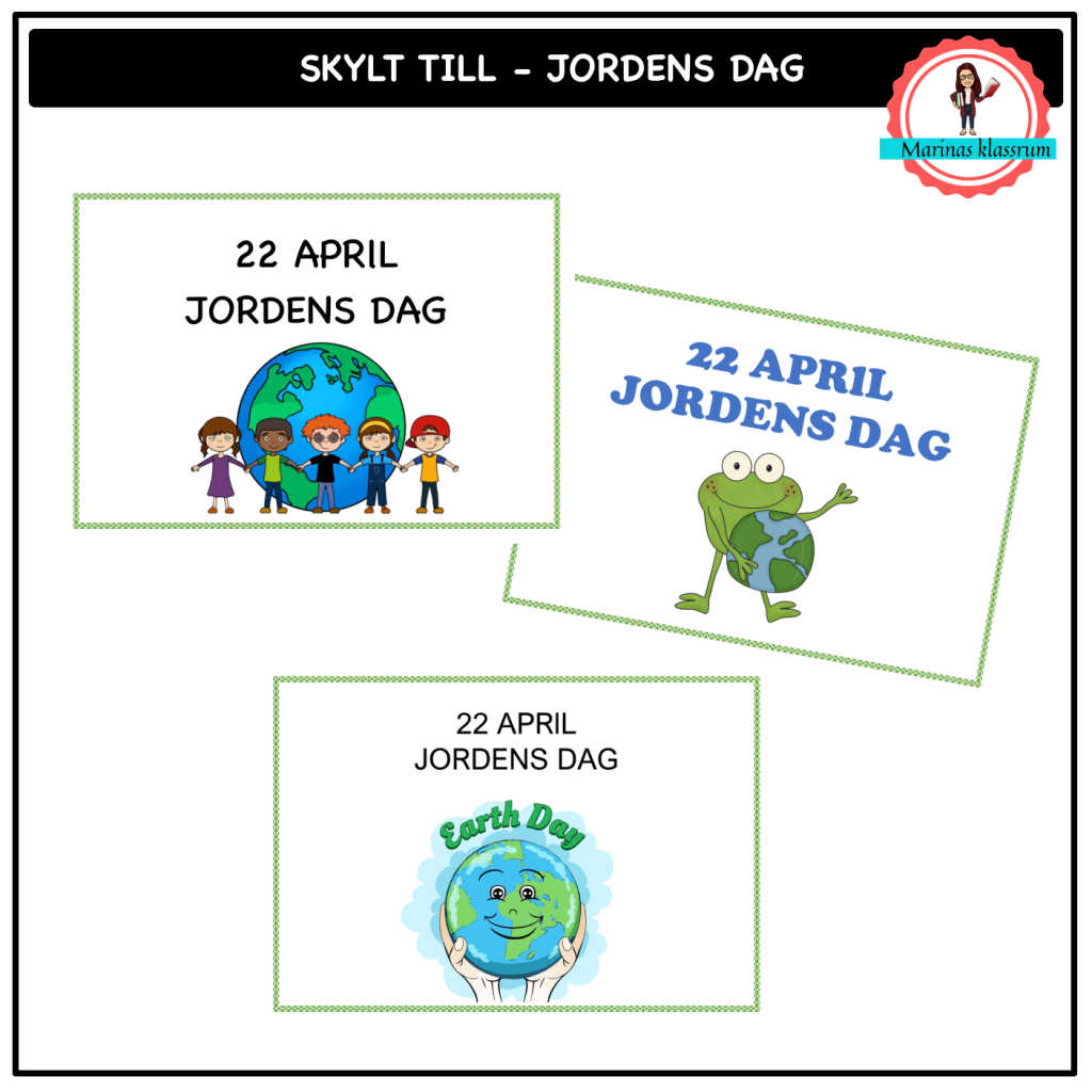 Skylt till – Jordens dag