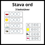 Stava ord, 3 bokstäver - bild 1