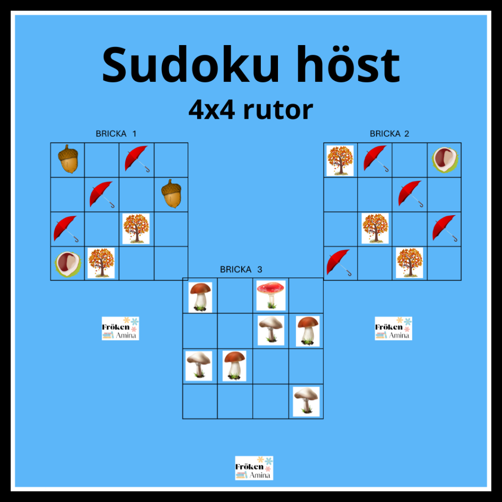 Sudoku höst 4×4