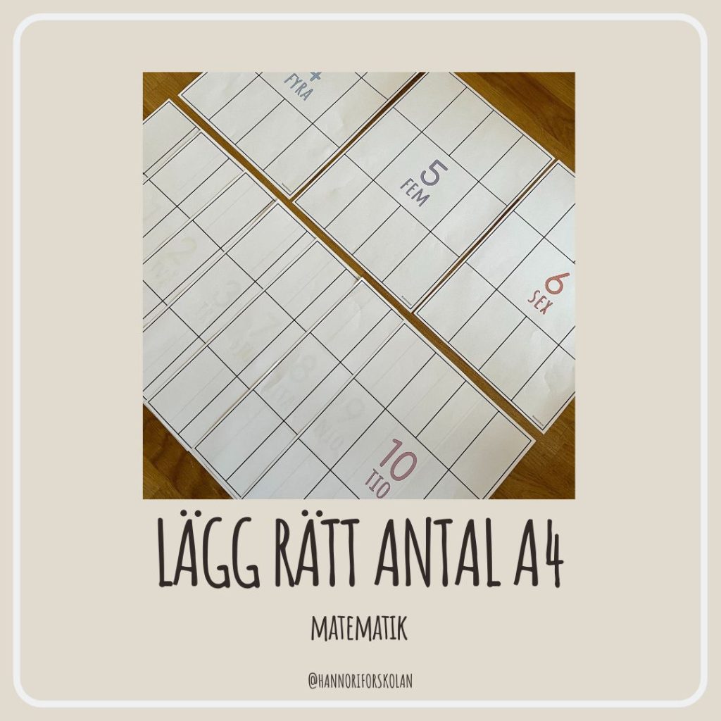 Lägg rätt antal A4