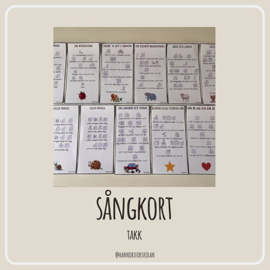 TAKK sångkort