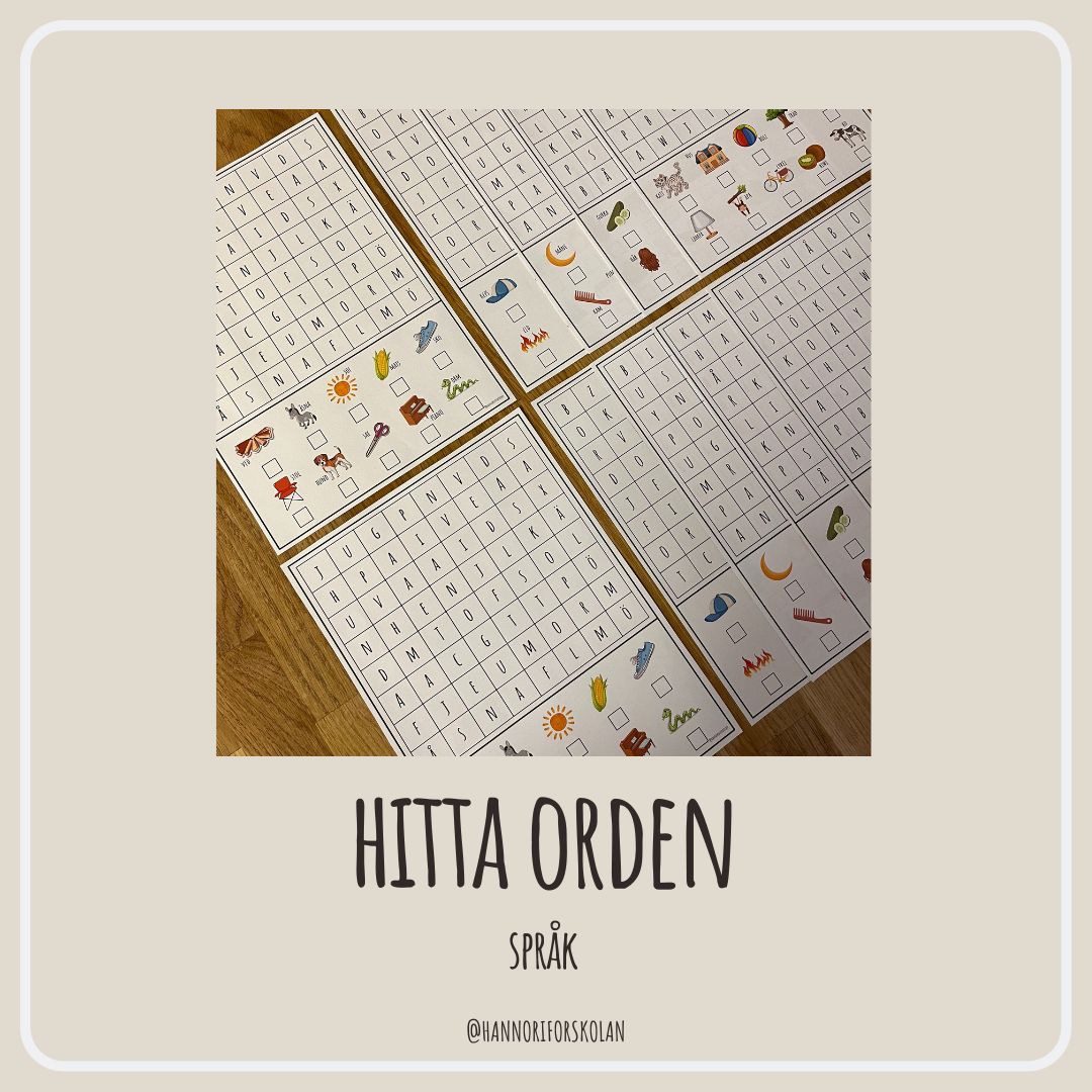 Hitta orden