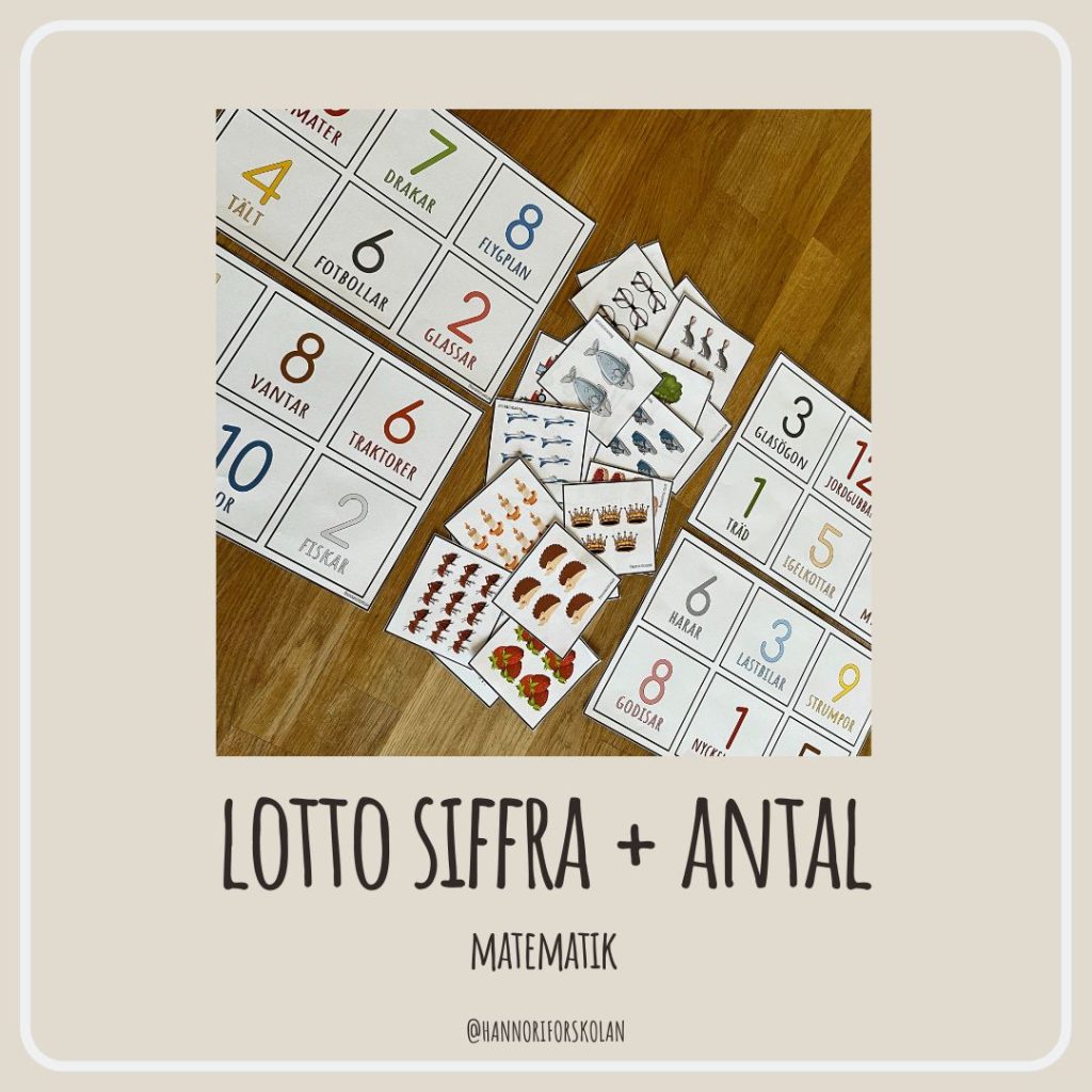 Lotto siffra + antal