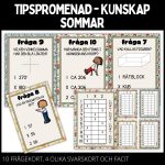 Tipspromenad – 10 st frågor – sommar – 1 - bild 1