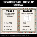 Tipspromenad – 10 st frågor – sommar – 1 - bild 2
