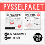 Pysselpaket- multiplikation och kodning - bild 1