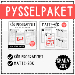 Pysselpaket- multiplikation och kodning
