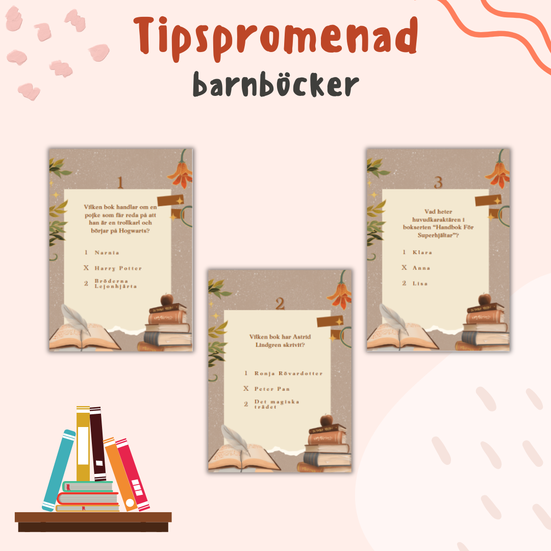 Tipspromenad barnböcker
