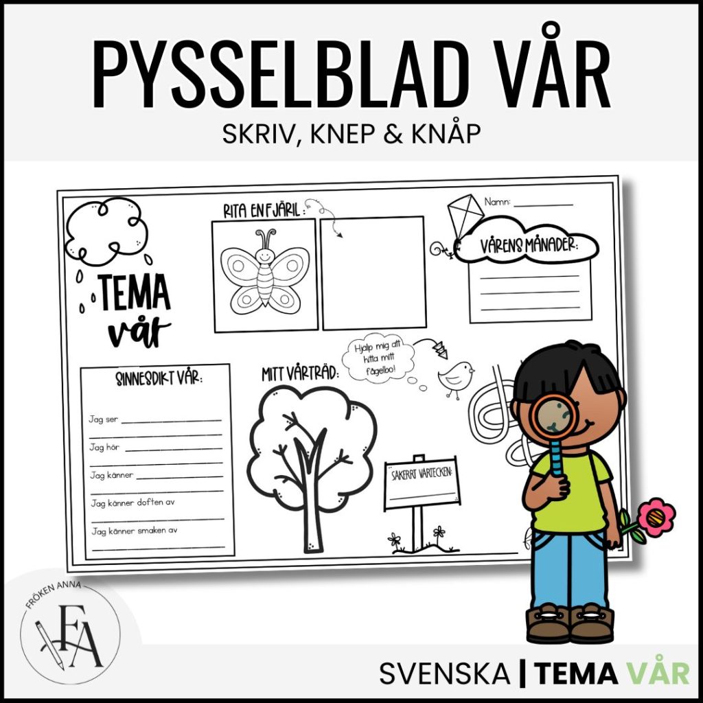 Pysselblad | Våren