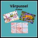 Pussel vår 6 bitar - bild 1