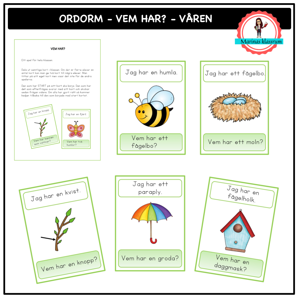 Ordorm – vem har? – våren