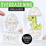 Öppningsbara pyssel- tema dinosaurier - bild 1